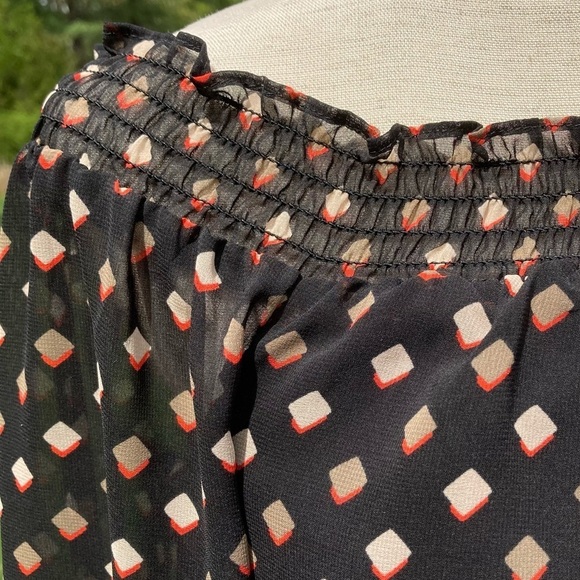 WHBM Off-The-Shoulder Chiffon Flowy Print Dress - Picture 2 of 12